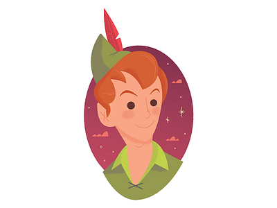 Illustration | "Second Star to the Right..." awesome color design disney doodle fun illustrating illustration illustrator peter pan style walt disney