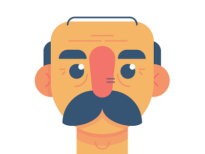Illustration "Old Man Look At My Life" character color design doodle face fun illustration illustrator style