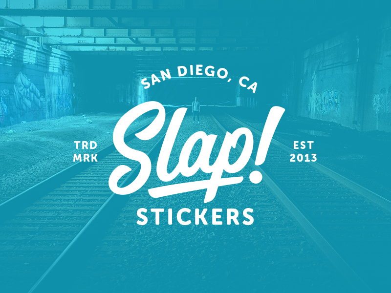 Branding "Slap! Stickers Badge No.1" by Rocky Roark for Slaptastick