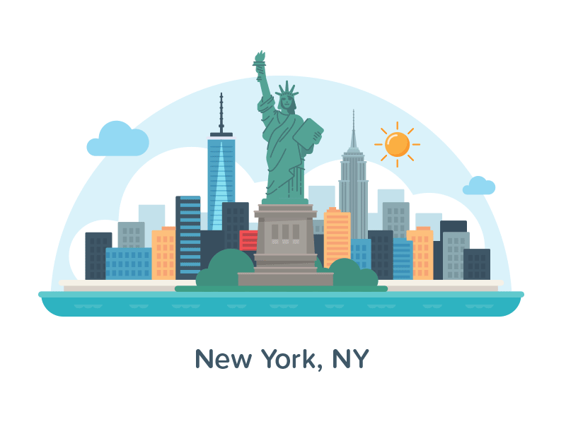 Illustration | Cities blog cities design doodle fun illustration mobile new york san francisco sunshine app