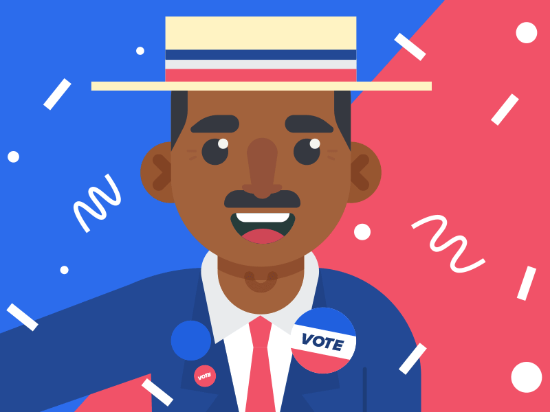 Illustration | "Facebook Elections" animation artwork design doodle facebook freelance fun illustration storyboard