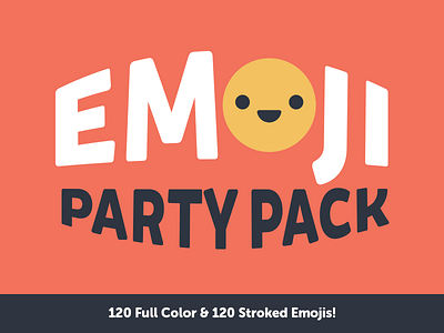 Illustration | Emoji Party color creative market design doodle emojis faces fun illustration stroked
