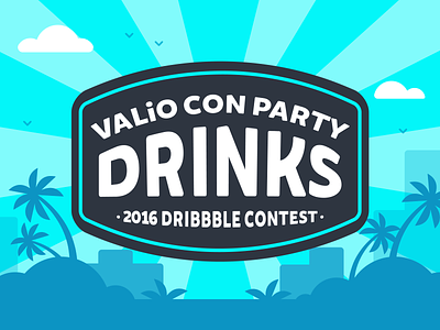 Dribbble Contest | "Name That Drink!" design dribbble contest drinks gopro illustration lettering party prizes san diego typography valio con