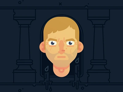 Illustration | "Jaime Lannister" avatar design doodle faces fun game of thrones illustration playoff