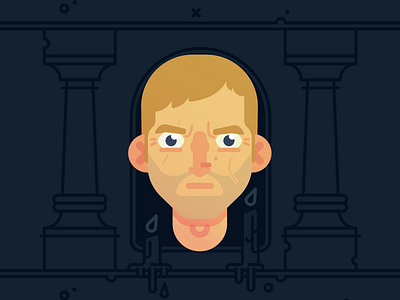 Illustration | "Jaime Lannister" avatar design doodle faces fun game of thrones illustration playoff