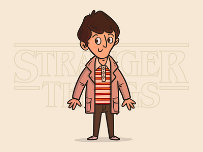Illustration | "Stranger Things - Mike" character design doodles drawing freelance fun gallery illustration netflix stranger things