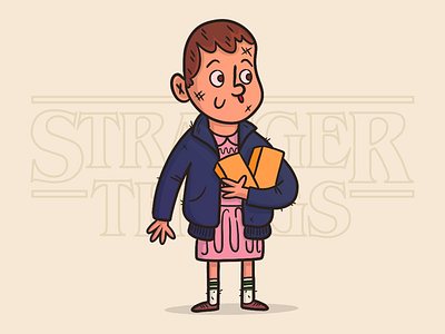 Illustration | "Stranger Things - Eleven" art character design design doodle fun illustration netflix series stranger things