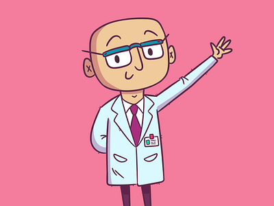 Illustration | "Doctor Flynn" character colorful design doodle drawing exploration freelance fun illustration illustrator style vector