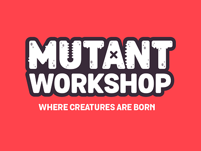 Branding | "Mutant Workshop" branding creatures design doodle fun illustration logo monsters shop store work