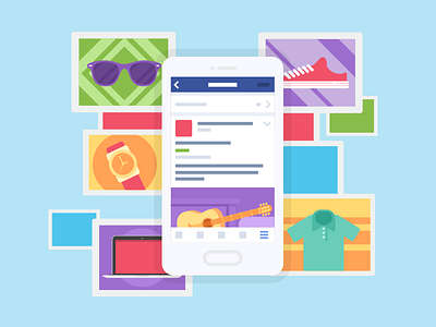 Illustration | "Facebook Marketplace & Payments No.1"