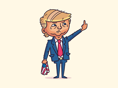 Illustration | "I'm Sorry For Donald Chump" character colorful design doodle drawing exploration freelance fun illustration illustrator style vector