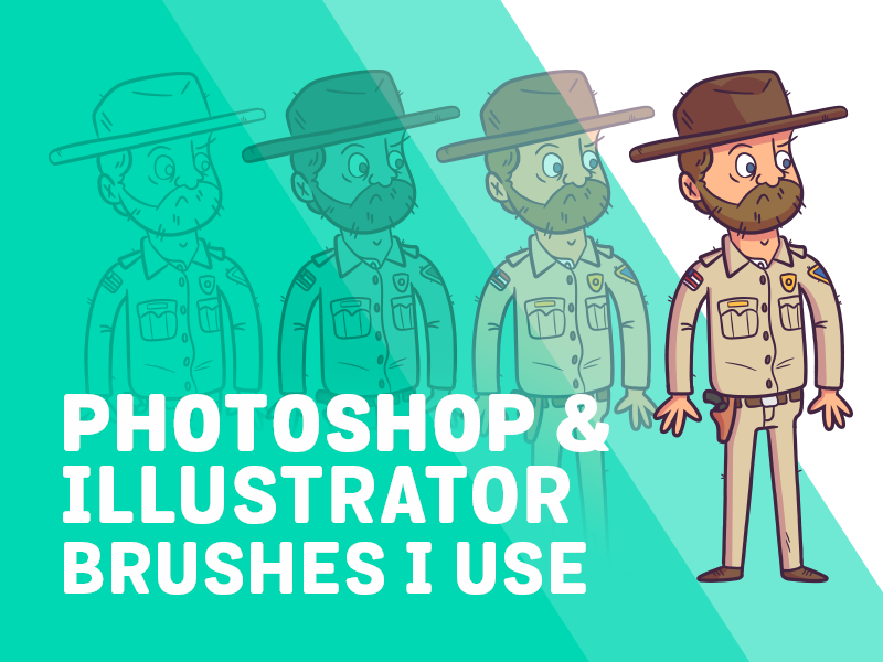 Photoshop Illustrator Brushes I Use By Rocky Roark On Dribbble