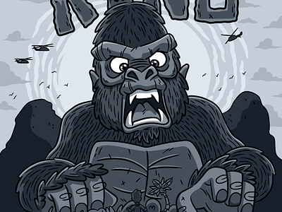 Illustration | "Kong Skull Island" WIP