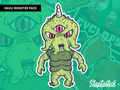 Illustrations | "Slaptastick Kaiju Monster No.1"