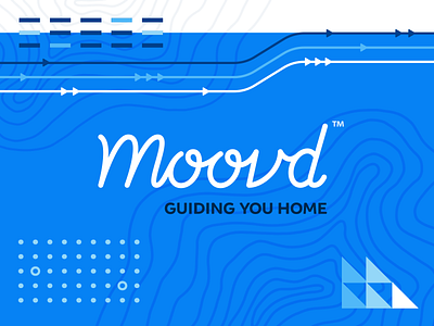 Branding | Moovd: Guiding You Home branding design exploration freelance fun home illustration illustrator logo movers moving style typography vector