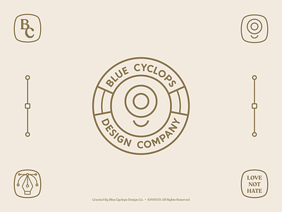 Branding | Blue Cyclops Badges