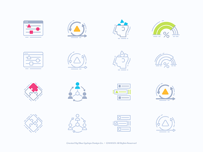 Sureify | Illustrated Icons No.1 branding color design freelance iconography icons illustration illustrator style vector