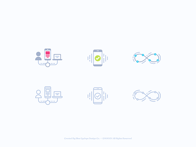 Sureify | Illustrated Icons No.2 branding color design freelance fun iconography icons icons design icons set illustrated icons illustration illustrator style vector