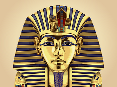 Tutankhamun egypt game gold illustrator mask slots tut