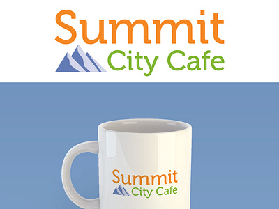 Summit City Cafe Logo & Coffee Cup