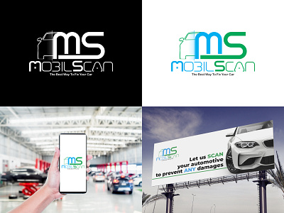 Mobil Scan branding design graphic design logo logo design vector