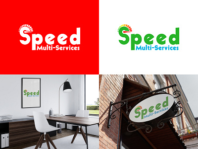 Speed Multi-Services LOGO branding design graphic design logo logo design vector