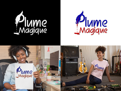 Plume Magque brand branding business design graphic design logo logo design smallbusiness startup vector