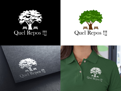 Quel Repos!!! brand branding business design graphic design logo logo design smallbusiness startup vector