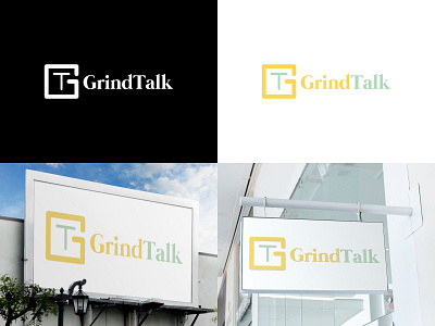 GrindTalk brand branding business design graphic design logo logo design smallbusiness startup vector