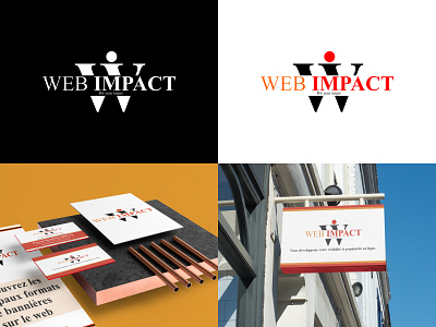 WebIMPACT brand branding business design graphic design logo logo design smallbusiness startup vector