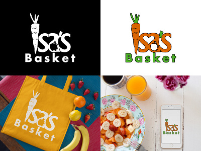 Isa's Basket brand branding business design graphic design logo logo design smallbusiness startup vector