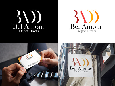 Bel Amour Dépôt Divers brand branding business design graphic design logo logo design smallbusiness startup vector