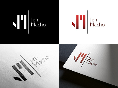 Jen Macho brand branding business design graphic design logo logo design smallbusiness startup vector