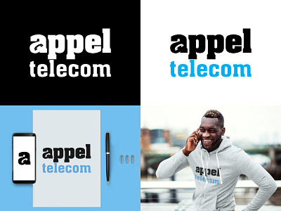 Appel Telecom brand branding business design graphic design logo logo design smallbusiness startup vector