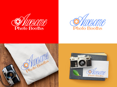 Awesome Photo Booth brand branding business design graphic design logo logo design smallbusiness startup vector