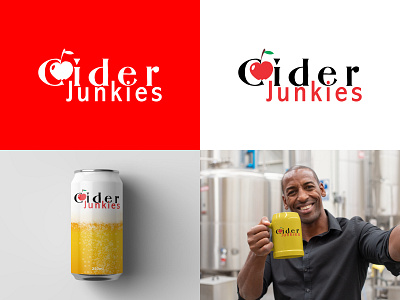 Cider Junkies brand business businessman design graphic design logo logo design smallbusiness startup vector