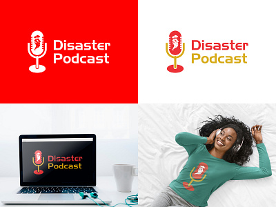 Disaster Podcast brand business design graphic design logo logo design logodesigner smallbusiness startup vector