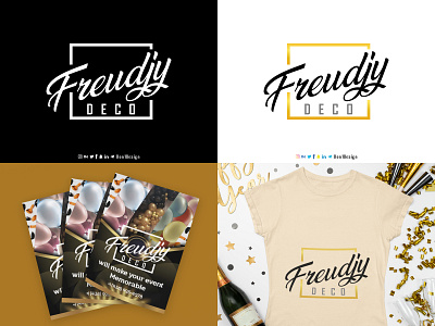 Freudjy Deco brand design graphic design logo logo design startup vector