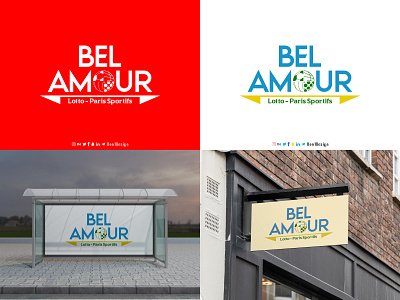 Bel Amour Lotto - Paris Sportifs brand design graphic design logo logo design startup vector