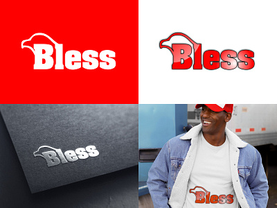 Bless design logo vector