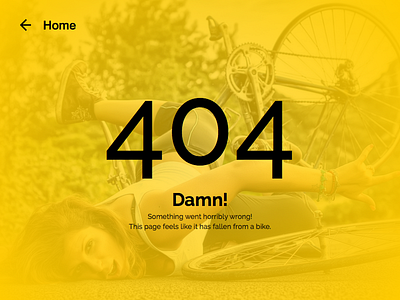 DailyUI - #008 404 Page 404 404 page challenge dailyui ui ux
