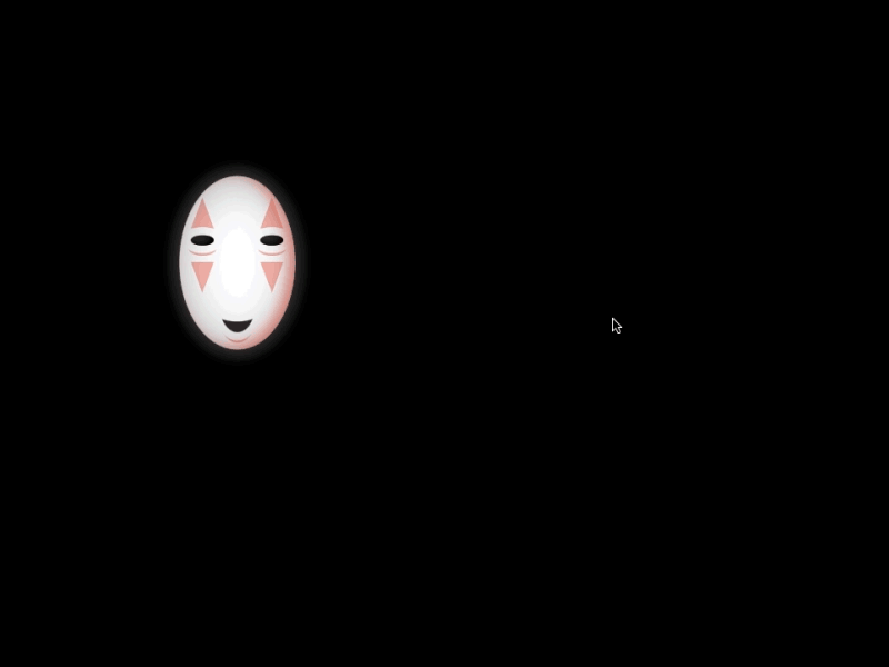 No-Face, Spirited Away animated animation anime awesome code codepen coding creative code creative coding css css animation interaction interaction design interactive javascript miyazaki noface spirited spirited away