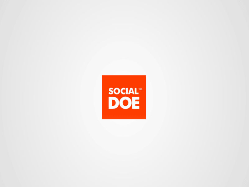 Logo disappeared animation logo particles socialdoe