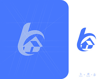 Airbtics - Brand Identity 36 days of type app icon b letter logo brand design brand identity brand identity design branding casestudy clever for sale unused buy grid layout grid logo home icon logo design logomark room booking