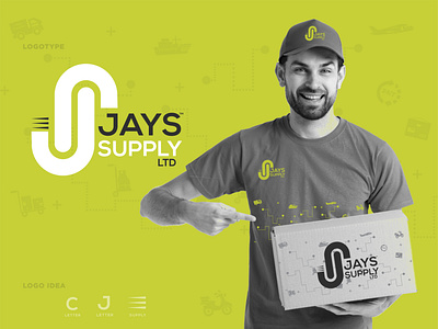 Jays Supply Ltd - Brand Identity box branding branding agency branding and identity branding design case study delivery logistics logo design logomark logotype logotype designer packaging design pattern styleguides supply chain typeface typogaphy visual branding visual identity