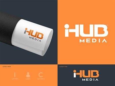 iHUB MEDIA - Brand Identity Design advertising art direction brand identity brand identity design branding case study grid layout icon identity designer letter i logo logo design logomark logotype designer media logo rebrand style guides typography visual identity wordmark logo