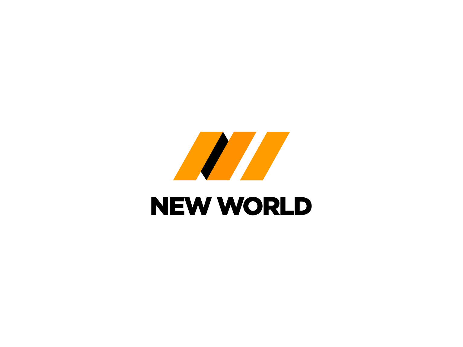 New World Logo Design By Usman Qureshi On Dribbble