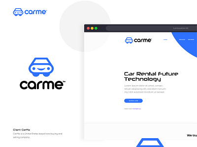 CarMe - Logo concept pt.2 abstract auto auto dealer automobile automotive branding buy and sell car car sales dealer engine iconic idenity leasing logo modern motor service speedway typography