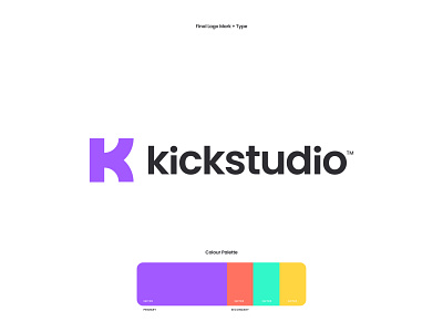 Kick Design Studio agency agency branding agency website branding agency business agency colorful creative creative agency creative art creative direction creative studio digital marketing digital marketing agency logomark modern logo studio typography uiux web design website