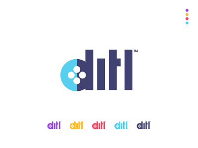 DITL Logotype Concept branding cinema circle clever logo colorful design documentary experiment film identity logo design logotype mark mockup smart logos type video video camera wordmark youtube